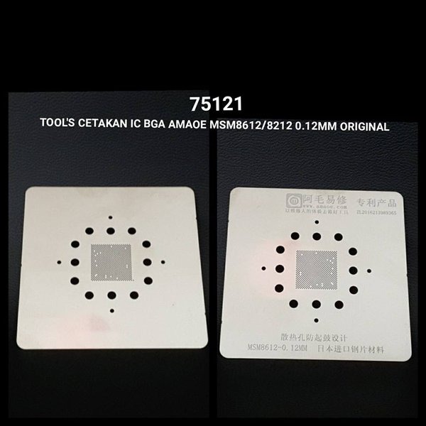 Cetakan Ic Amaoe Msm8612/8212 0.12Mm Original 